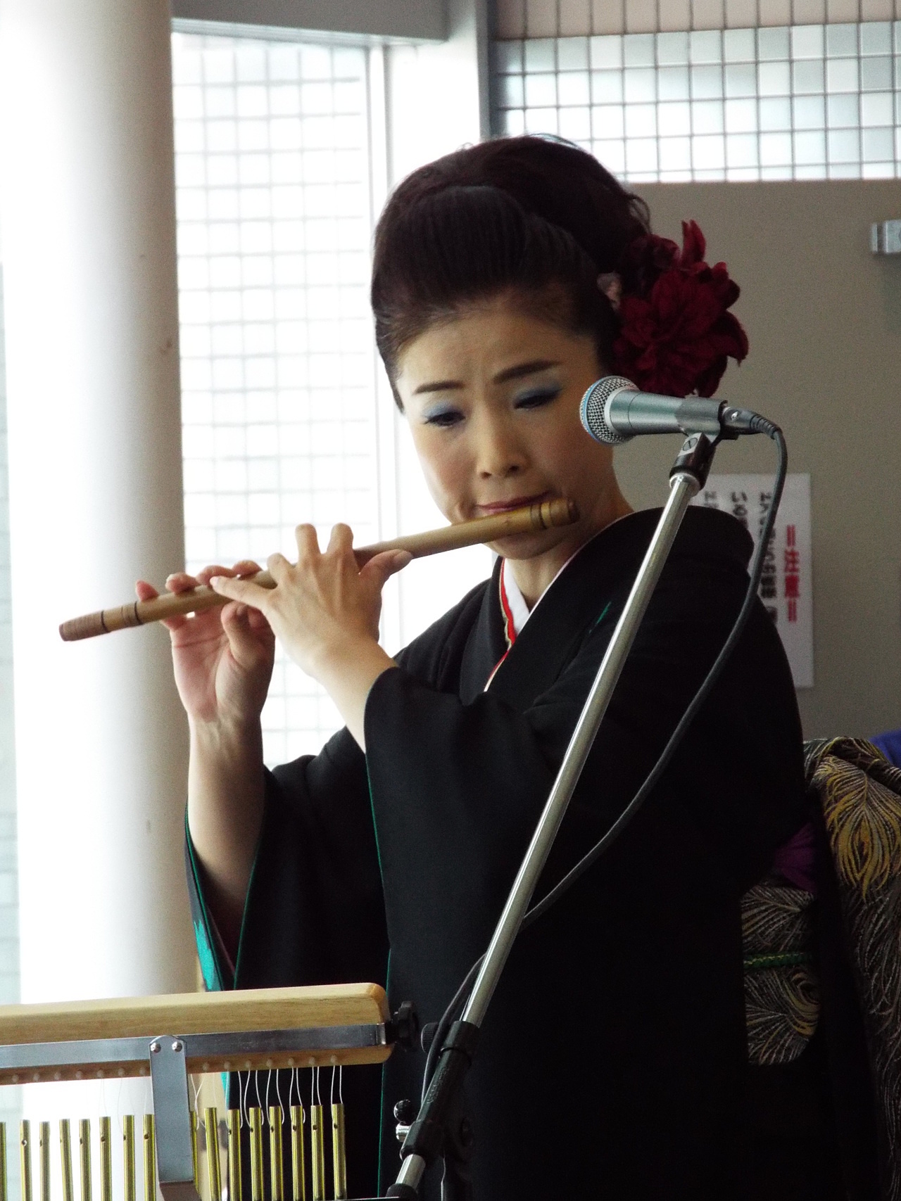 １０周年特設ステージ 田村優子さんによる篠笛